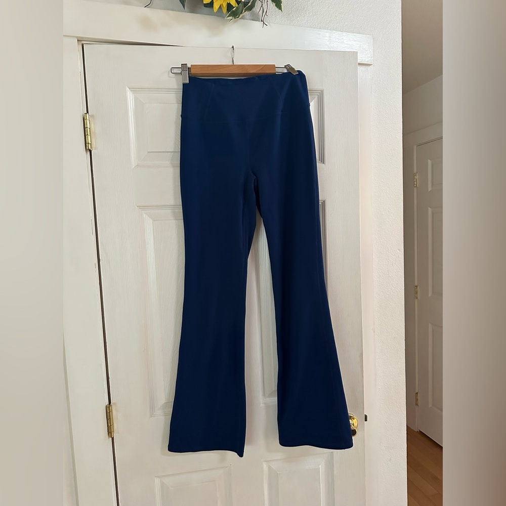 Deep Royal Blue Women's Flare-legged leggings size medium